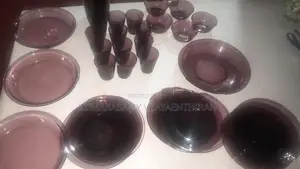 Complete Purple Glassware Set