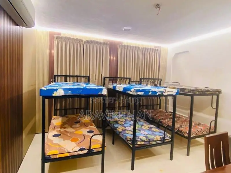 Bunker Bed with 2 Single Foam Mattress Bunk