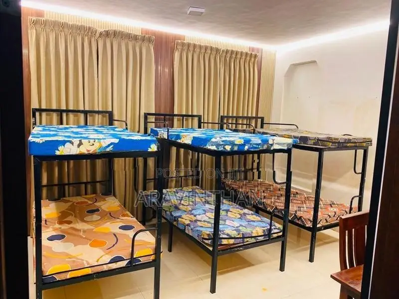 Bunker Bed with 2 Single Foam Mattress Bunk