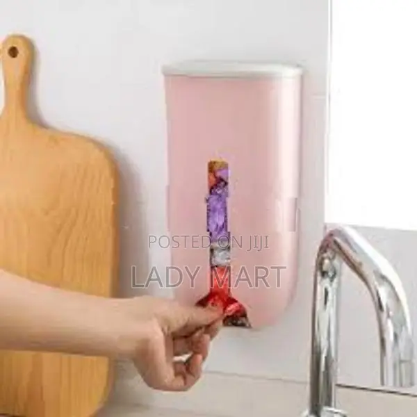 Wall Mounted Garbage With Storage Shopping Bag Box