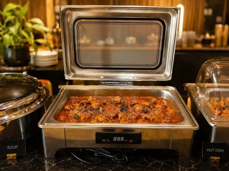 උණුසුම් ආහාර… ලස්සනටම පිළිගන්වන්න electric buffet set