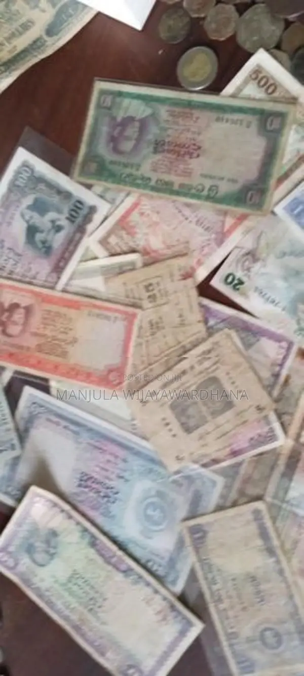 ලංකාවේ පැරණි නෝට්ටු විකිණීම