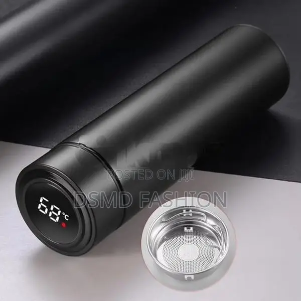 500ml Stainless Steel Temperature Bottle - LED Display (P02010)