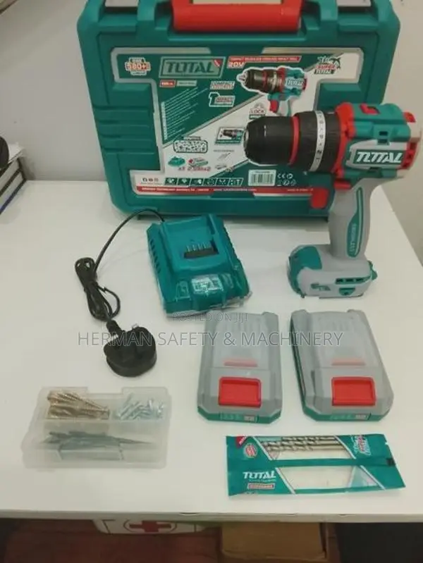 TOTAL 20V Brushless Cordless Impact Drill 66nm – HERMAN HT 1276