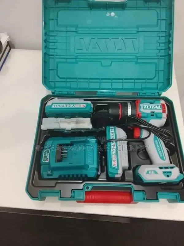 TOTAL 20V Brushless Cordless Impact Drill 66nm – HERMAN HT 1276