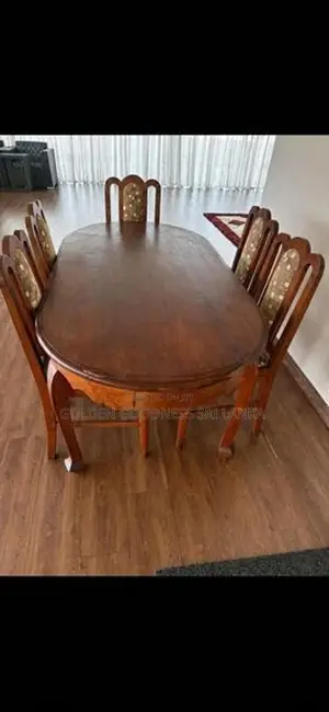 Excellent Quality Hard Teak Wood Dining Table With 5 Chairs