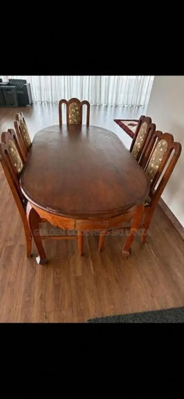Excellent Quality Hard Teak Wood Dining Table With 5 Chairs