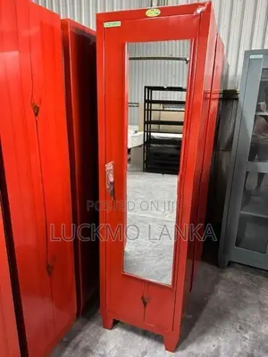 New 6x1.5 Size One Door Steel Cupboard With Mirror (Jj8)