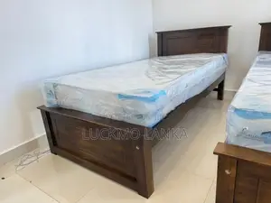 New 72x36 Teak Box Bed With Arpico Spring Mattress 8 Inches (Jj15)
