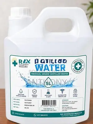 Medical Grade Distilled Water 5L
