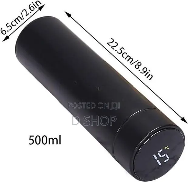 Smart Cup Vacuum Flask - LED Digital Temperature Display