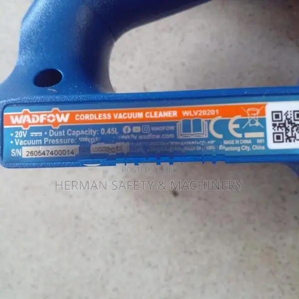 WADFOW 20V Cordless Vacuum Cleaner – HERMAN HT 1284