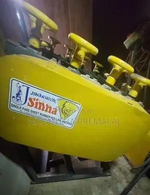 Single Pass Sheet Rubber Rolling Machine