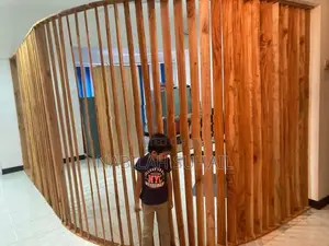 Mahogany Wooden Partition