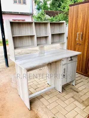 Ash White Rack Study Table