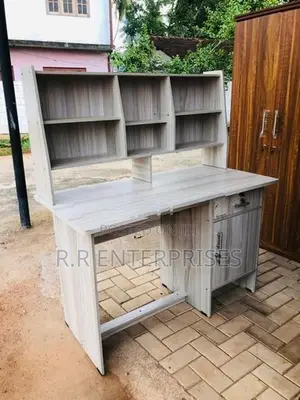Ash White Rack Study Table