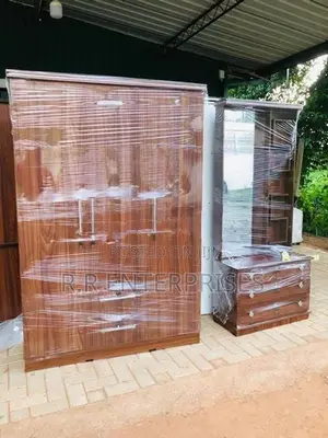Melamine Cupboard with Dressing Table