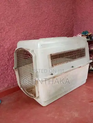 Plastic Dog Cage ..