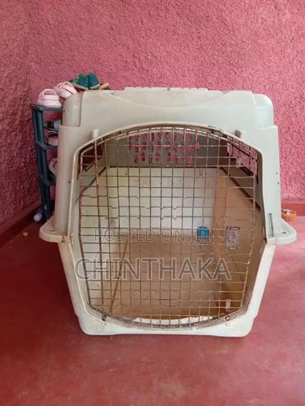 Plastic Dog Cage ..