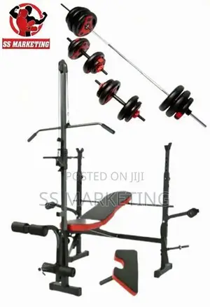 Brand New Big Bench Dumbbell Weight Plate Set