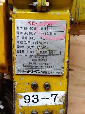 ELECTRIC CHAIN HOIST