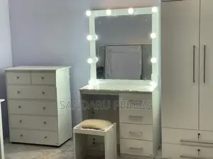 White vanity dressing table