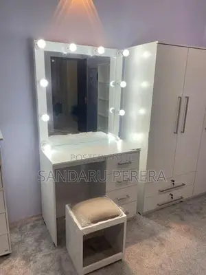 White vanity dressing table