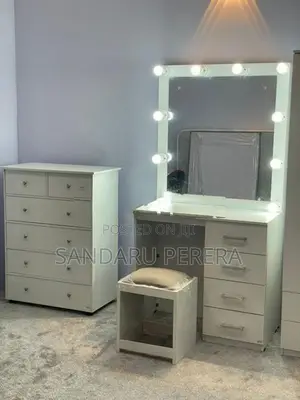 White vanity dressing table