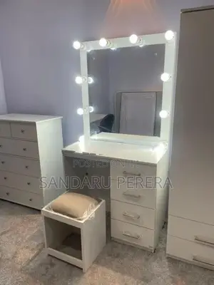 White vanity dressing table