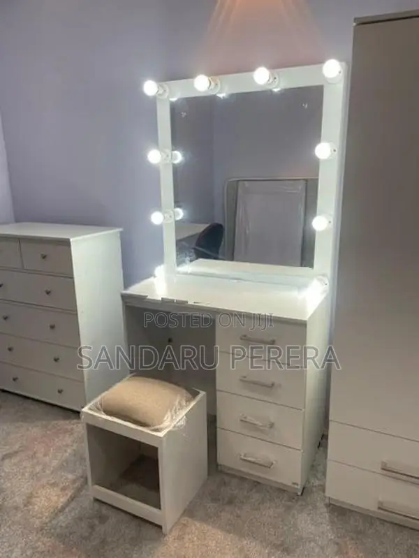 White vanity dressing table