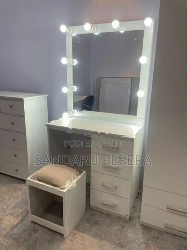 White vanity dressing table