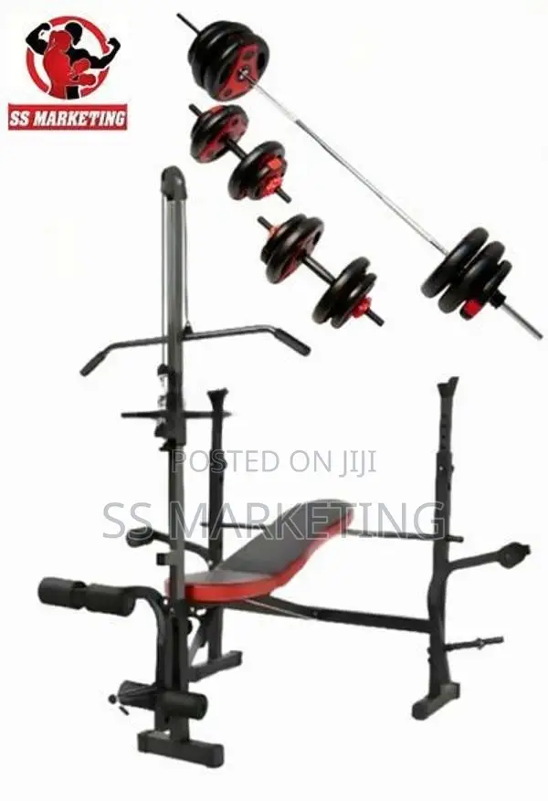 Brand New Bench Home Gym Weights Dumbbell Set
