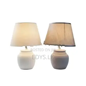 White / Grey Bedside Lamp