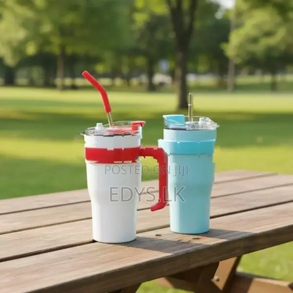 Vacuum Insulated Bottle with Straw