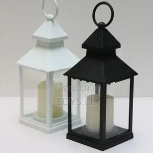 Plastic Lantern with Candle