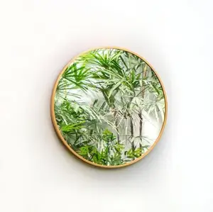 Round Gold Mirror 50cm