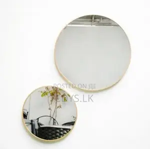Round Gold Mirror 50cm