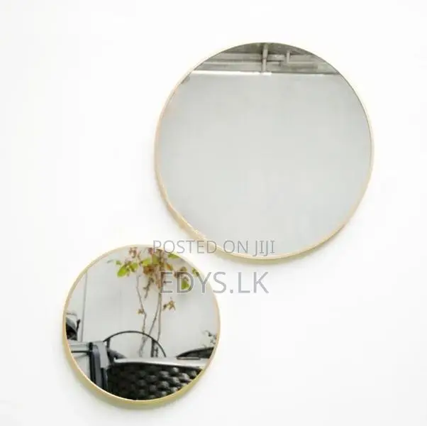 Round Gold Mirror 50cm