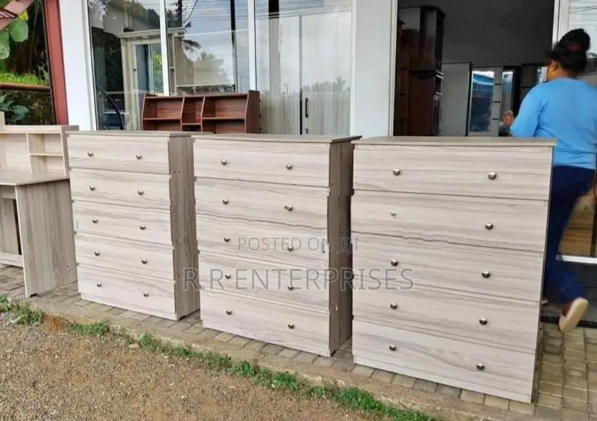 New Ash White Chest Drawer Set