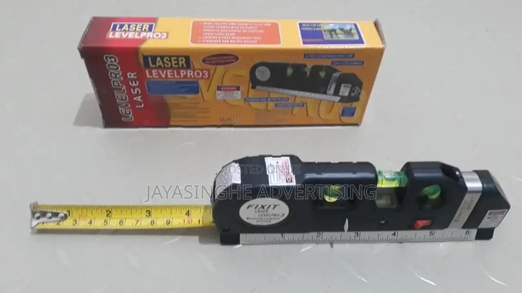 Laser Level With Measuring Tape