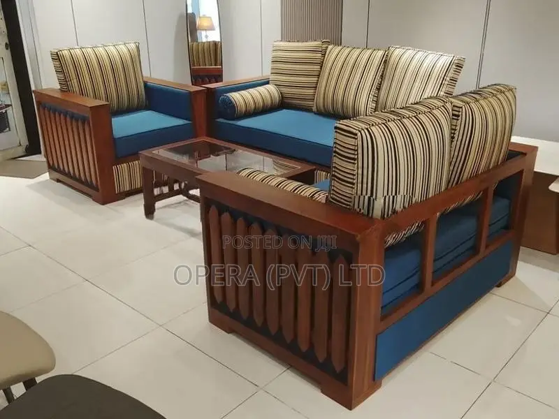 Teak Wood Sofa Set