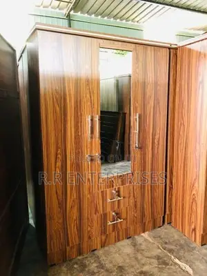 New 3 Door Melamine Wardrobes with Mirror