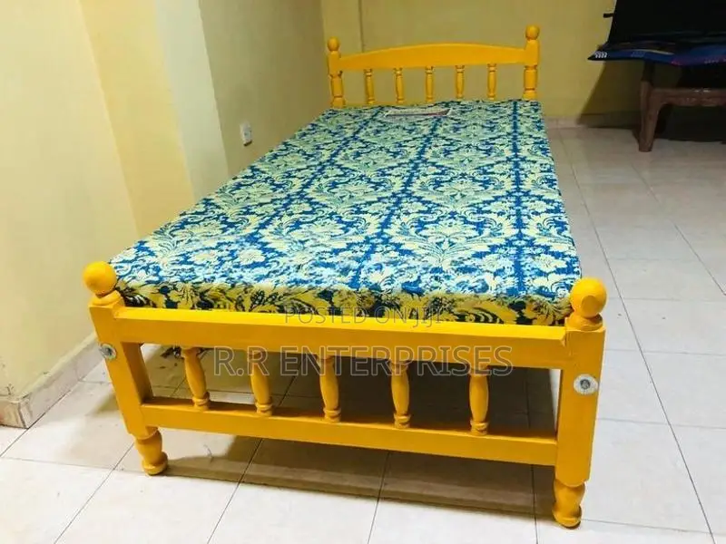 New 6*3 Ft Single Bed And DL Mattresses