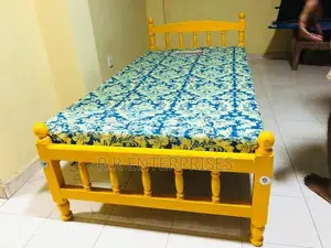 New 6*3 Ft Single Bed And DL Mattresses