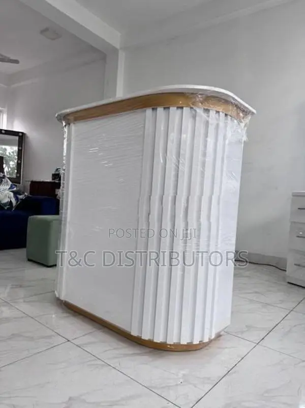 White Reception Table