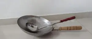 New Deep Frying Pan With Spoon (16’’)