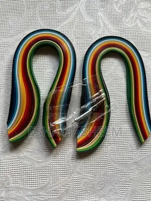 Rainbow Quilling Strips