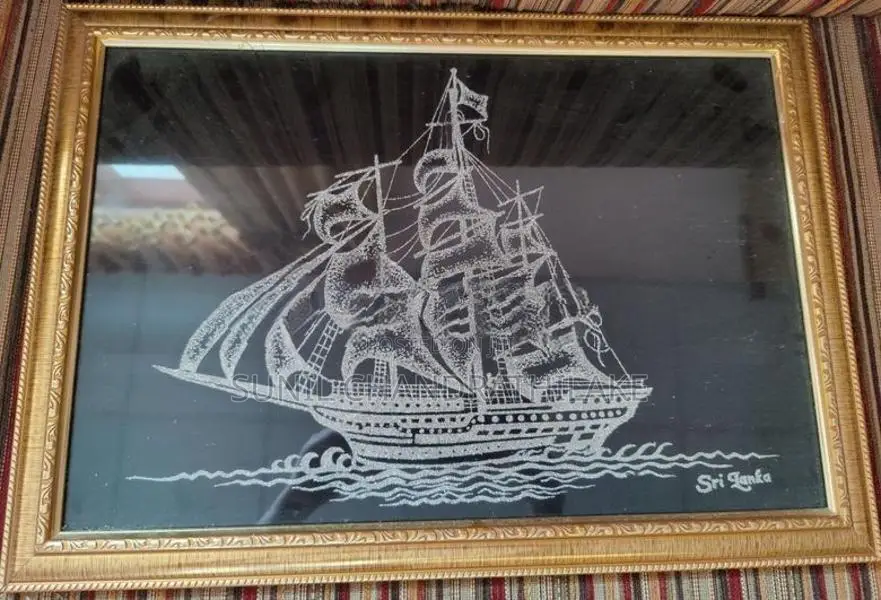 Wall Picture Framed Hanging Ship Art