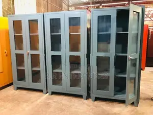 6*3 Ft Glass Door Steel Office Cupboard