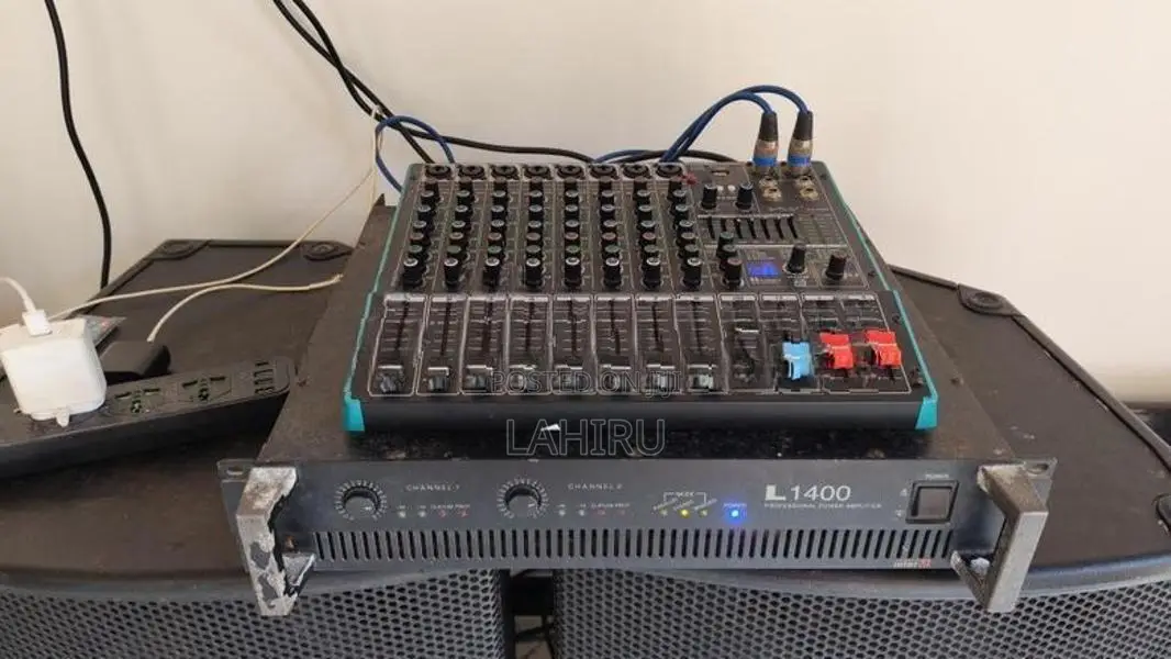 6 Line Mixer with Power Amplifier